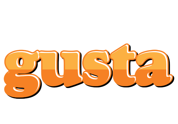 Gusta orange logo