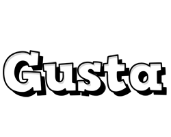 Gusta snowing logo