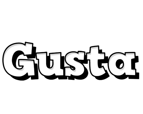 Gusta snowing logo