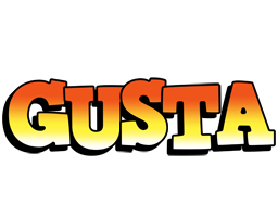 Gusta sunset logo