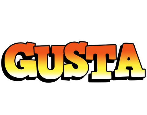 Gusta sunset logo