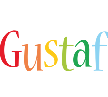 Gustaf birthday logo