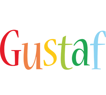 Gustaf birthday logo