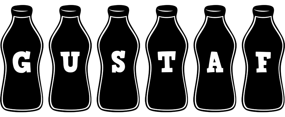 Gustaf bottle logo