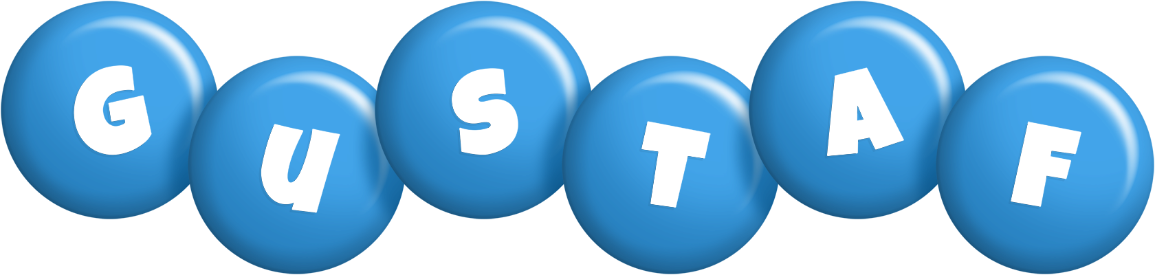 Gustaf candy-blue logo