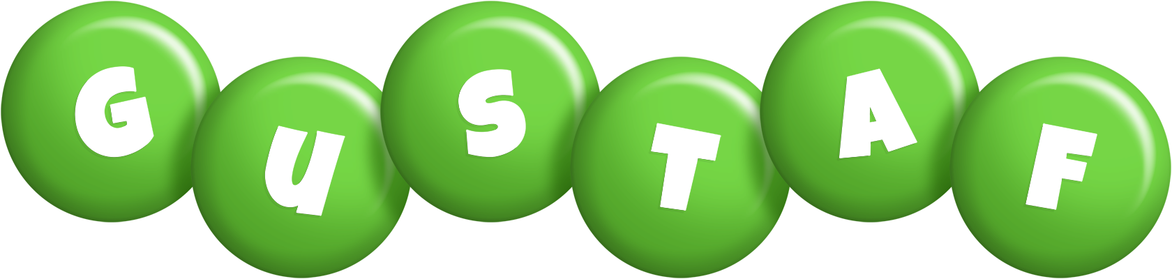 Gustaf candy-green logo