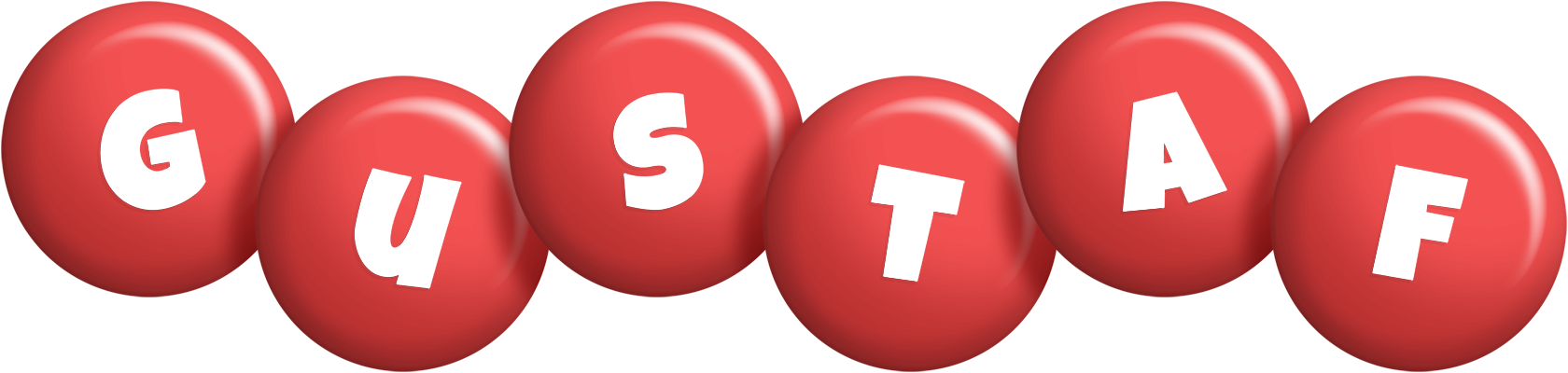 Gustaf candy-red logo