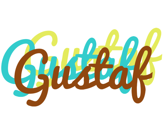 Gustaf cupcake logo