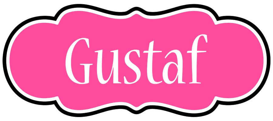 Gustaf invitation logo