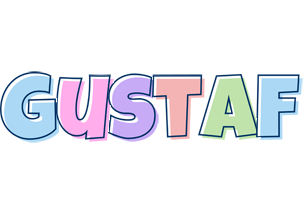 Gustaf pastel logo