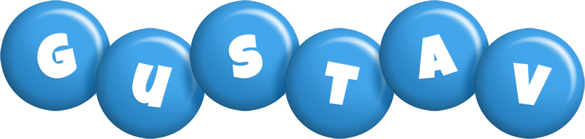 Gustav candy-blue logo