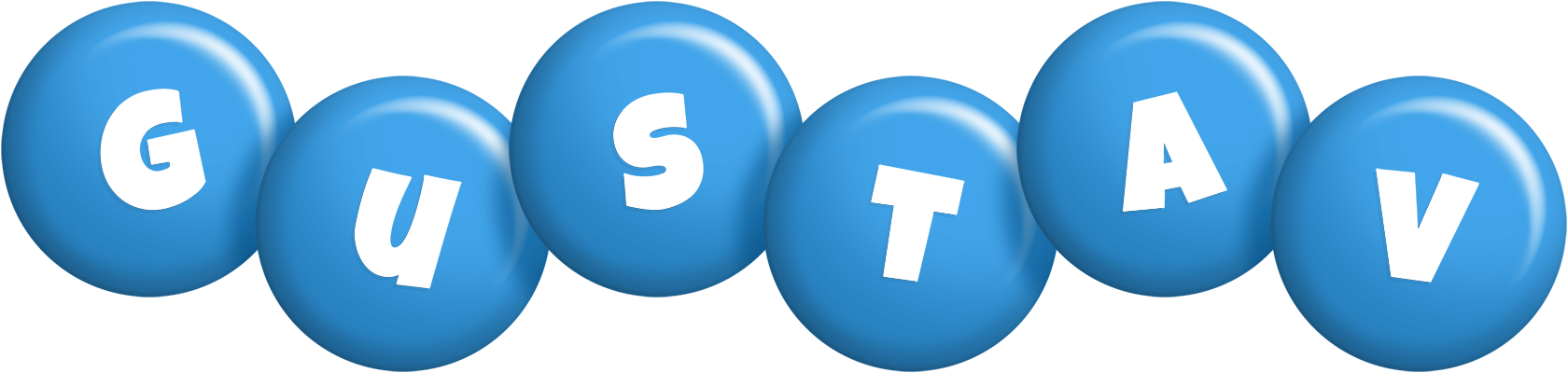 Gustav candy-blue logo