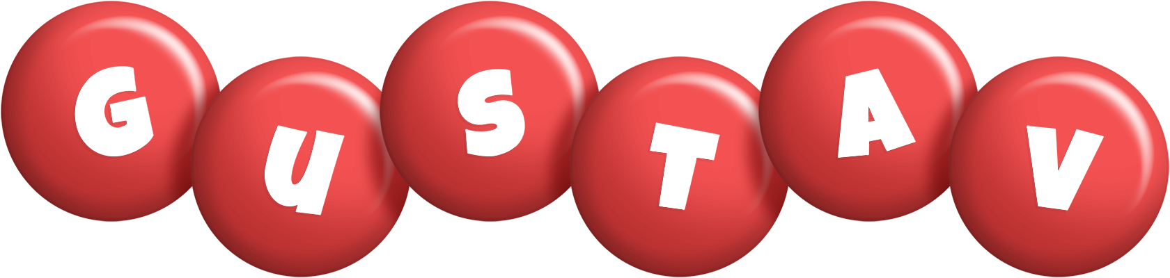 Gustav candy-red logo