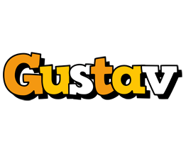 Gustav cartoon logo