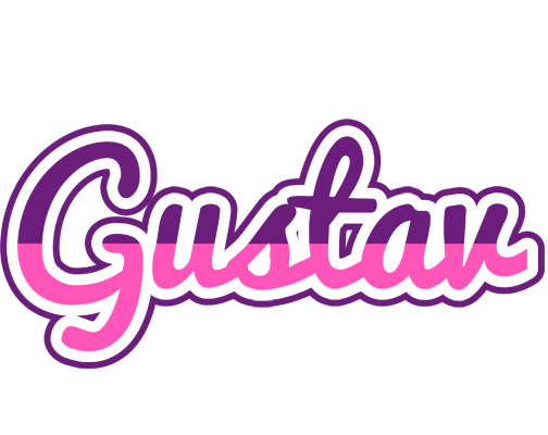 Gustav cheerful logo