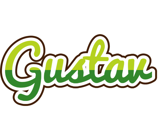 Gustav golfing logo