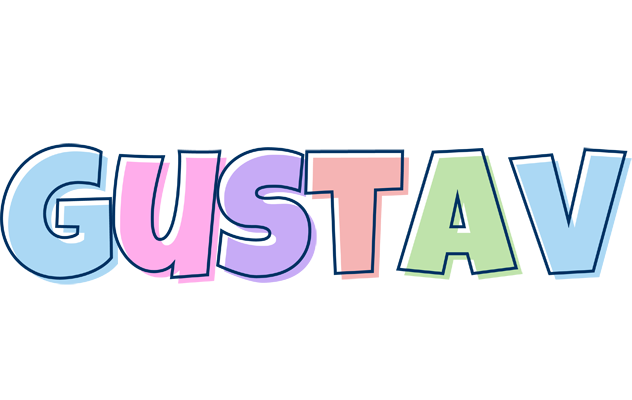Gustav pastel logo