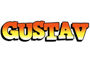 Gustav sunset logo