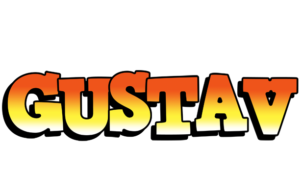 Gustav sunset logo