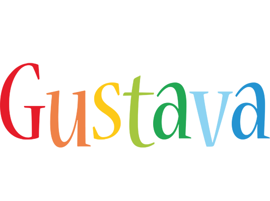 Gustava birthday logo
