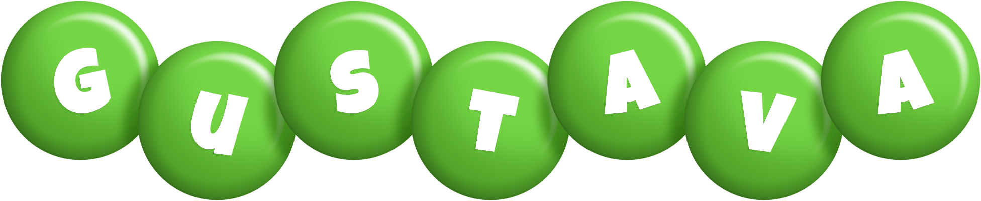 Gustava candy-green logo