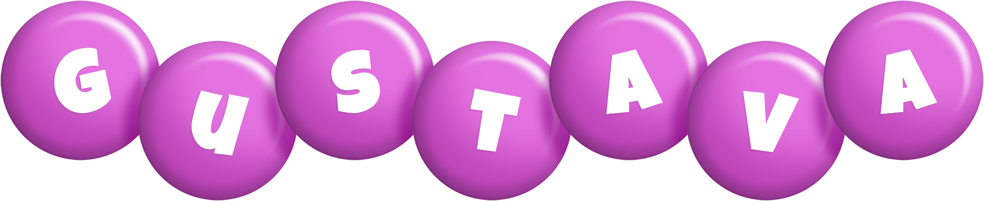 Gustava candy-purple logo