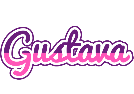 Gustava cheerful logo