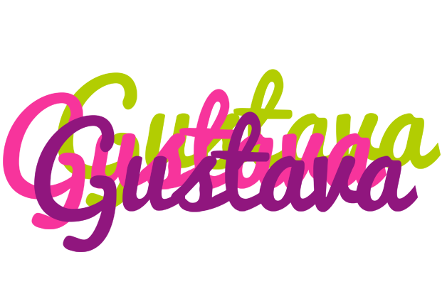 Gustava flowers logo
