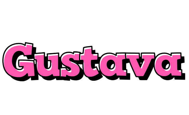 Gustava girlish logo