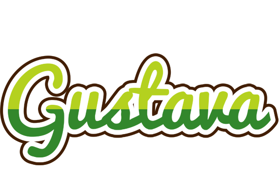 Gustava golfing logo