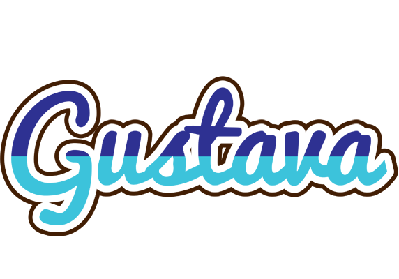 Gustava raining logo