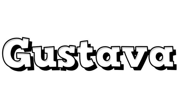 Gustava snowing logo