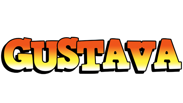Gustava sunset logo