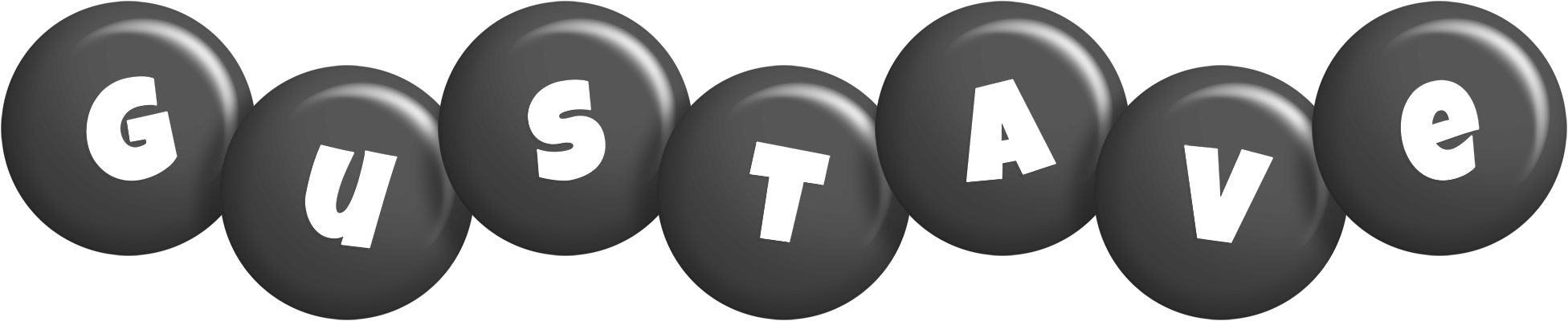 Gustave candy-black logo