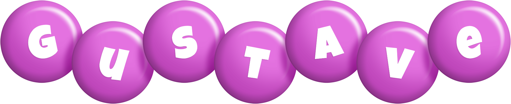 Gustave candy-purple logo