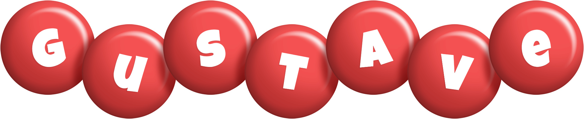 Gustave candy-red logo