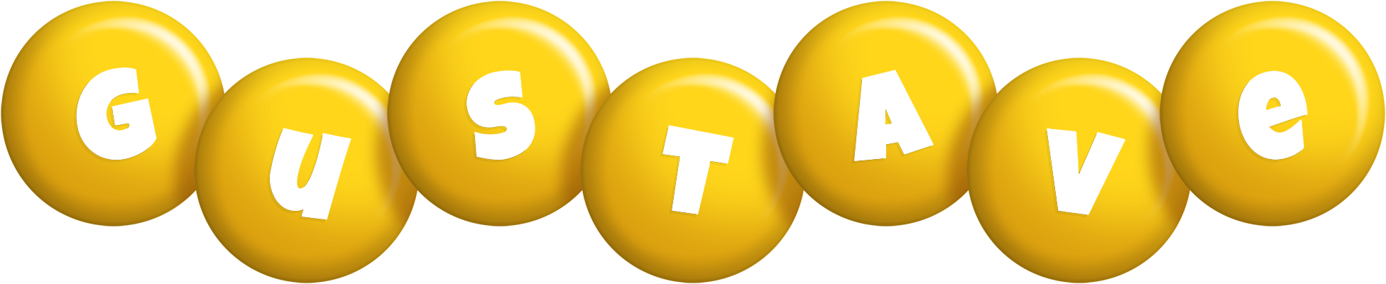 Gustave candy-yellow logo