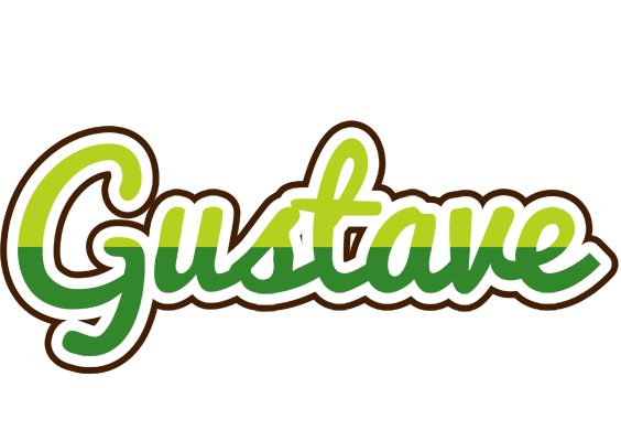 Gustave golfing logo