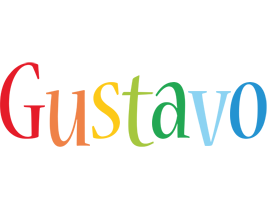 Gustavo birthday logo