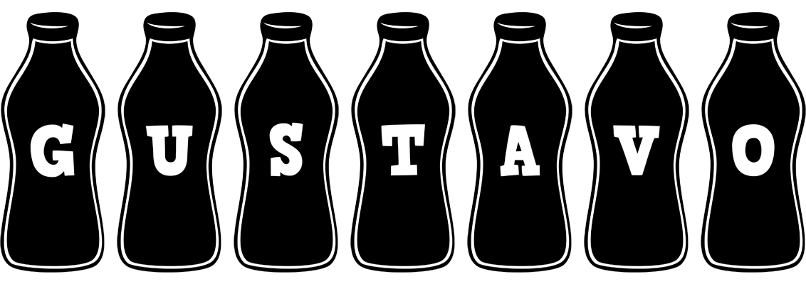Gustavo bottle logo