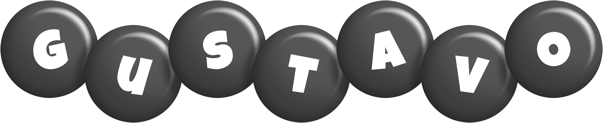 Gustavo candy-black logo