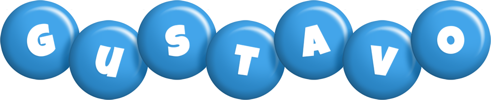 Gustavo candy-blue logo