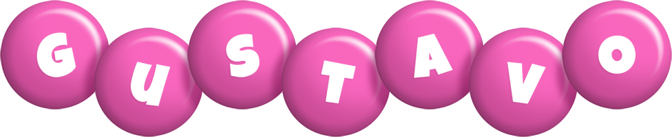Gustavo candy-pink logo