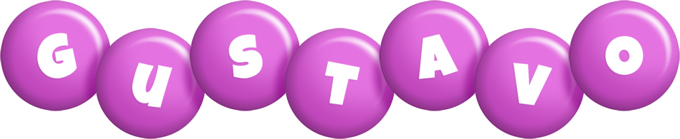 Gustavo candy-purple logo