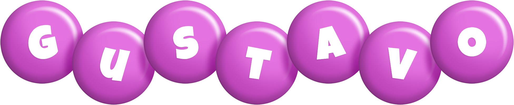 Gustavo candy-purple logo