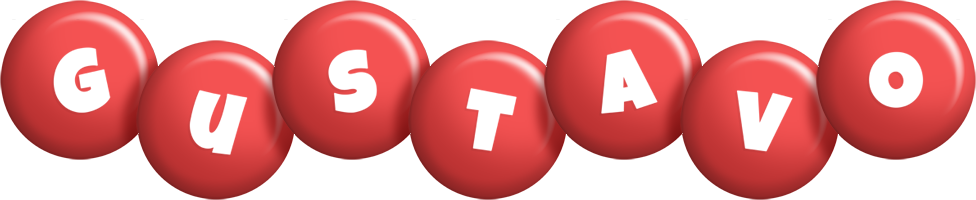 Gustavo candy-red logo
