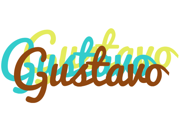 Gustavo cupcake logo