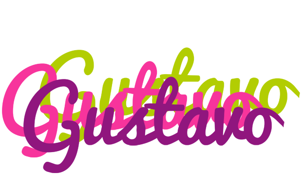 Gustavo flowers logo