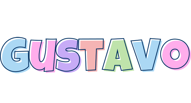 Gustavo pastel logo