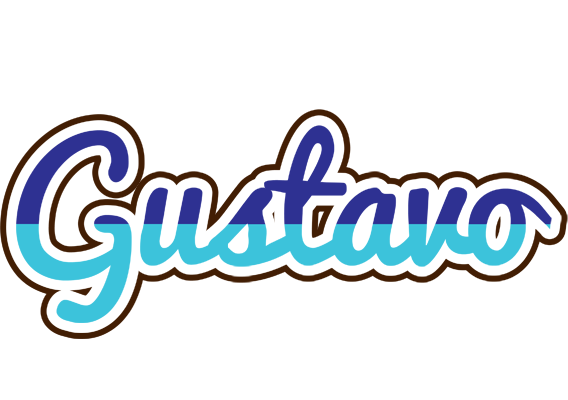 Gustavo raining logo
